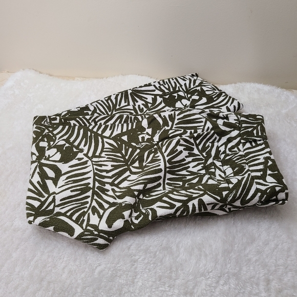 KATE Spade NY The Jackie ankle cropped botanical print textured pants, Sz 4 - Picture 10 of 11